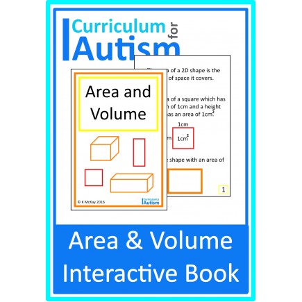 Area & Volume Interactive Adapted Math Book